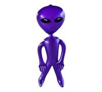 Hiemible Halloween Alien Inflatable | 35.4 inch Halloween Giant PVC Funny,Inflatable Space Alien Balloon Toy - for Celebration Backyard Porch Patio Yard Garden Lawn Birthday Christmas Festival