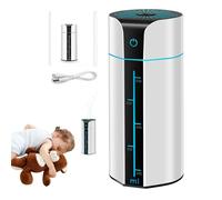 Hiemible Humidifiers for Bedroom Baby | USB Air Purifier for Large Space,Auto Shut-Off Humidifiers with 7 Colors LED for Nursery Living Room Basement Bathroom Car RV