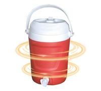 Hiemible Insulated Beverage Dispenser - Camping Cooler for Beverage - 4L Portable Water Dispenser, Cold and Hot Camping Coolers for Climbing Cycling