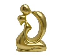 Hiemible Love Statue, Resin Couple Statue Decorative Figurine, Handcrafted Abstract Sculpture Romantic Marriage Decorations for Table Room Bedroom Home Family Bridal Wedding Engagement Decor