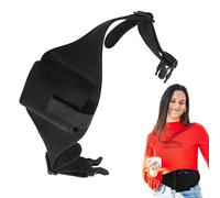 Hiemible Microphone Belts for Theatre - Microphone Carrier Pouch for Fitness Instructors,Portable Neoprene Waist Bag Adjustable Sweat Absorbent Carrier Pouch for Speaker Phone