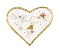 Hiemible Nail Mixing Palette,Nail Painting Mixed Color Palette - Board Gold Edge Elegant Resin Tray for Girls Gel Art Practice Women Beauty Studio Station Salon Home Manicure