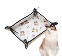 Hiemible Pet Cooling Pad | Double-sided Anti-slip Cooler Dog Mat - Portable Pet Accessory, Breathable Ice Resting Pad for Outdoor Crate Bed Car Seats Floor