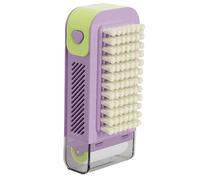 Hiemible Soap Container, Foaming Soap Box with Roller, Scrubbing Clothes Cleaning Solution with Brush for Outdoor Enthusiasts Women Students Men Teens