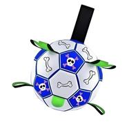 Hiemible Soccer Ball for Dog - Puppy Training Toy Herding Soccer Ball - Artificial Leather Animals Indestructible Supplies for Backyard Yard Beach Garden Entertainment Playing