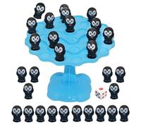 Hiemible Tower Stack Game - Penguin Board Game | Educational Toys Interactive Desktop Balance Plate For Birthdays Family Travel Home