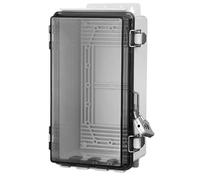 Hiemible Waterproof Electrical Box | Clear Cover Electrical Project Enclosure,Dustproof Case with Lock, Protect Outlet, Plug, Power Strip