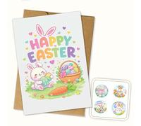 Hieprints Easter Gift Cards with Easter Egg for Son, Daughter, Niece, Nephew, Godchild A Little Treat for Some Bunny Sweet Easter Card for Girlfriend Boyfriend Daughter Son