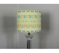 hieroglyphic egyptian language symbols ceiling lamp shade Benjamin Tate Design Natural One Size