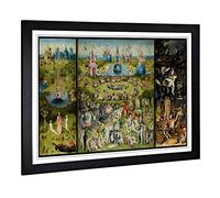 Hieronymous Bosch The Garden of Earthly Delights Framed Print A2 Black