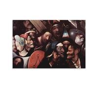 Hieronymus Bosch, Christ Carrying The Cross, Art Poster Decorative Painting Canvas Wall Art Living Room Poster Bedroom Painting, Wall Art Picture Print Modern Family Room Decor 16 x 24 Inches (40 x 60