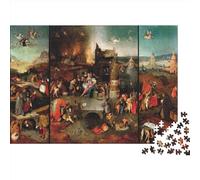 Hieronymus Bosch Jigsaw Puzzle, Oil Painting Puzzles 1000 Piece Jigsaws for Adults, World Famous Paintings Puzzle Adult, Difficult And Challenge, ART Wooden Puzzles