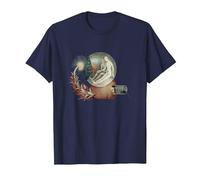 Hieronymus Bosch - The Garden of Earthly Delights T-Shirt, Men, Navy Blue, Medium