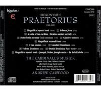 Magnificats & Motets by Hieronymus Praetorius - Cardinall's Musick, The / Andrew