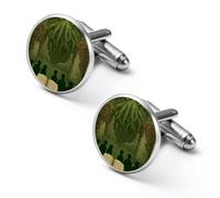 Hierophant Tarot Cards Men's Cufflinks Shirt 1 Pair | Tuxedo Tie Cuff Links for Wedding Business