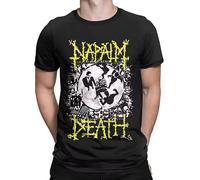 HIESBCXZ Napalm Death Band T Shirts Black XL