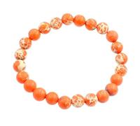 HIETAERIWE New 2025 1Pc Natural Stone Ball Bead Bracelets Bangle Diy Jewelry Findings Heailth Protection Soul Couple Lover Gift For Women Men Fashion Trendy Accessories Creative