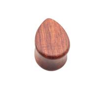 HIETAERIWE New 2025 1Pc Teardrop Water Drop Natural Wood Ear Plug Tunnel Earring Guages Stretcher Expander Women Men Piercing Body Jewelry Findings Fashion Trendy Accessories Creative Gift