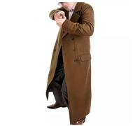 HiFacon Doctor Who 10th Doctor Brown Trench Coat Jacket Styled Robe Multi One Size Fits Most