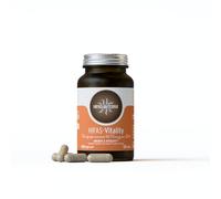 HIFAS DA TERRA - HIFAS-Vitality Pure Extract of Cordyceps Sinensis, Ginseng and Coenzyme Q10 - Reduces Fatigue and Tiredness - Bottle 60 Capsules