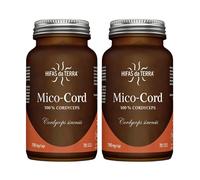 HIFAS da TERRA Mico-Cord Organic Mushroom Energy Support Capsules - 70 Capsules (2 Packs)