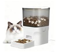 HIFAY ATX4 Automatic Cat Feeder - 4L Timed Cat Dry Food Dispenser ， All the Food Could be dispensed Normally After the Power outages, Auto Pet Feeder for Cats and Dogs