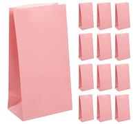 HiFEN® 12Pcs Multi-Color Paper Party Bags Multi-Purpose Kraft Paper Sweets & Gifts Bag for Christmas Birthday Wedding Valentines Outdoor Party - 10" x 5" x 3.5"