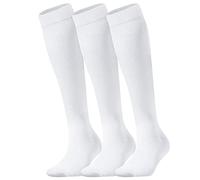 HiFEN® 3 Pairs Girls Knee High Back To School Plain Rich Cotton Socks Extra Long Smooth Thigh UK 4-6
