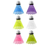 HiFEN® 6 Pcs Badminton Shuttlecocks High-Durability & Precision Flight Indoor & Outdoor Play | Perfect for Training & Professional Games (Assorted)