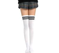 HiFEN® Extra Long Socks Thigh High Cotton Socks Extra Long Boot Stockings Over Knee Leg Warmers for Women 4-6