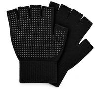 HiFEN® Fingerless Gloves, Men Women Non-Slip Gripper Gloves | Unisex Winter Fingerless Mittens, One Size Half Finger Adult Handwarmer