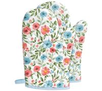 HiFEN® Heat Resistant Kitchen Non-Slip Heat Protection Oven Gloves, for Grilling Cooking Baking Microwave Pizza Oven Mitts (1Pair)