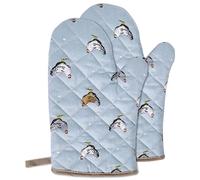HiFEN® Heat Resistant Kitchen Non-Slip Heat Protection Oven Gloves, for Grilling Cooking Baking Microwave Pizza Oven Mitts (1Pair)