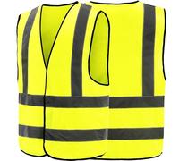 HiFEN® Hi Vis Vests for Kids Jacket for Safety and Visibility Stay Visible and Safe High Vis Jacket with Reflective Strips for Kids Outdoor(S)
