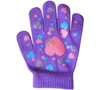 HiFEN® Kids Winter Magic Gloves Colorful Super Soft Stretchy Warm Full Finger Thermal Knit Gripper Gloves For Baby girl gloves One Size