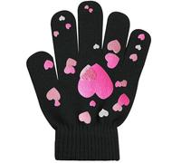 HiFEN® Kids Winter Magic Gloves Colorful Super Soft Stretchy Warm Full Finger Thermal Knit Gripper Gloves For Baby girl gloves One Size