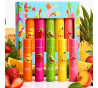 HiFEN® Lip Balm Collection, 5 Pack Assorted Fruity Flavours, Hydrating Lip Balm Sticks for Dry & Chapped Lips, Moisturising Daily Lip Care for a Soft Smooth Finish, Ideal for Girls, Teens & Gifts