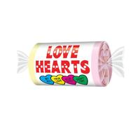 HiFEN® Love Hearts Mini Rolls 500g, Individually Wrapped Multipack Love Hearts Rolls Romantic Sweets for Couples, Parties, Weddings, Gifting and Sharing (1 Pouch of 500g)