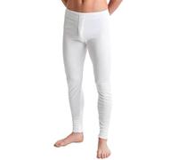 HiFEN® Men’s Thermal Long John Trousers, Adult Warm Underwear Bottoms, Men Ultra Soft Winter Base Layer Pants White