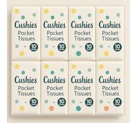 HiFEN® Pack of 16 Pocket Tissues - Soft, Strong, Travel-Size, Convenient Resealable Packs for On-the-Go Use, Compact & Portable for Home, Office, Schools & Healthcare