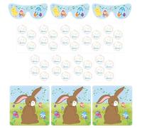 HiFEN® Pack of 3 Rabbit Party Game Stick the Tail on the Bunny for Boys and Girls Unisex Toys Egg Hunt Spring Party Games Kids Activity Game