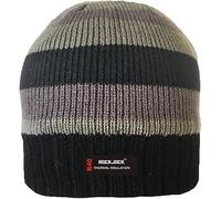 HiFEN® Striped Knitted Fleece Lined Soft Stretchy Beanie Hat with Thermal Insulation