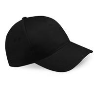 HiFEN® Unisex Kids 5 Panel Pre-Curved Plain Adjustable Baseball Cap Outdoor Summer Sun Hat Black
