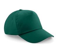 HiFEN® Unisex Kids 5 Panel Pre-Curved Plain Adjustable Baseball Cap Outdoor Summer Sun Hat Bottle Green