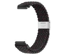 HIFFEY 14mm Strap Nylon Braided Wristband Accessories Metal Adjustment Snap Back Loop Men Women Bracelets Watch Replaceable Watchband (Color : 09, Size : 14mm)