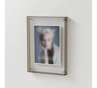 HIFFEY Acrylic Transparent Poster Photo Frame DIY Painting Hall Bedroom Wall Table Ornament Creative Simple Picture Frame (Color : Grey, Size : 15x19cm)