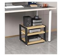 HiFi 3/4 Tier Speaker Stand - Small o Cabinet for Home Theater Turntable Player Rack Game Console TV Amplifier Stand Electronic Equintment Sto
