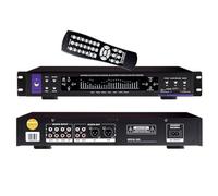 Hifi Audio Equalizer, 32-band Audio Stereo Graphic Equalizer With Remote Control, 12 Rhythm Mode, Volume Control, Music Spect