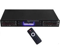 Hifi Audio Equalizer, Professional Digital Graphic Effects Tuning, LED Spectrum Display, Built-in Bluetooth, Remote Control, Flashing Lights, Dynamic Sound Effects