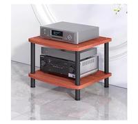 HiFi Audio Rack - 2/3/4 Tier Metal & Wood Media Stand for Amplifiers, Record Players, Stereo Receivers - AV Component Organizer for Home Theater & Audio Equipment